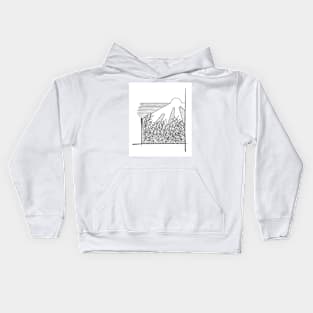 Steppe sun Kids Hoodie